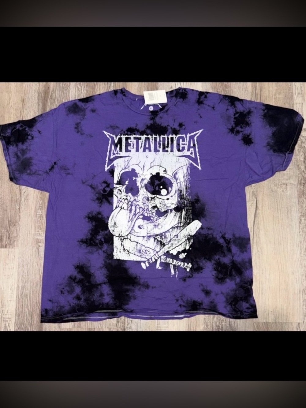 NWT Men's Metallica Tie Dye Shirt Size XL